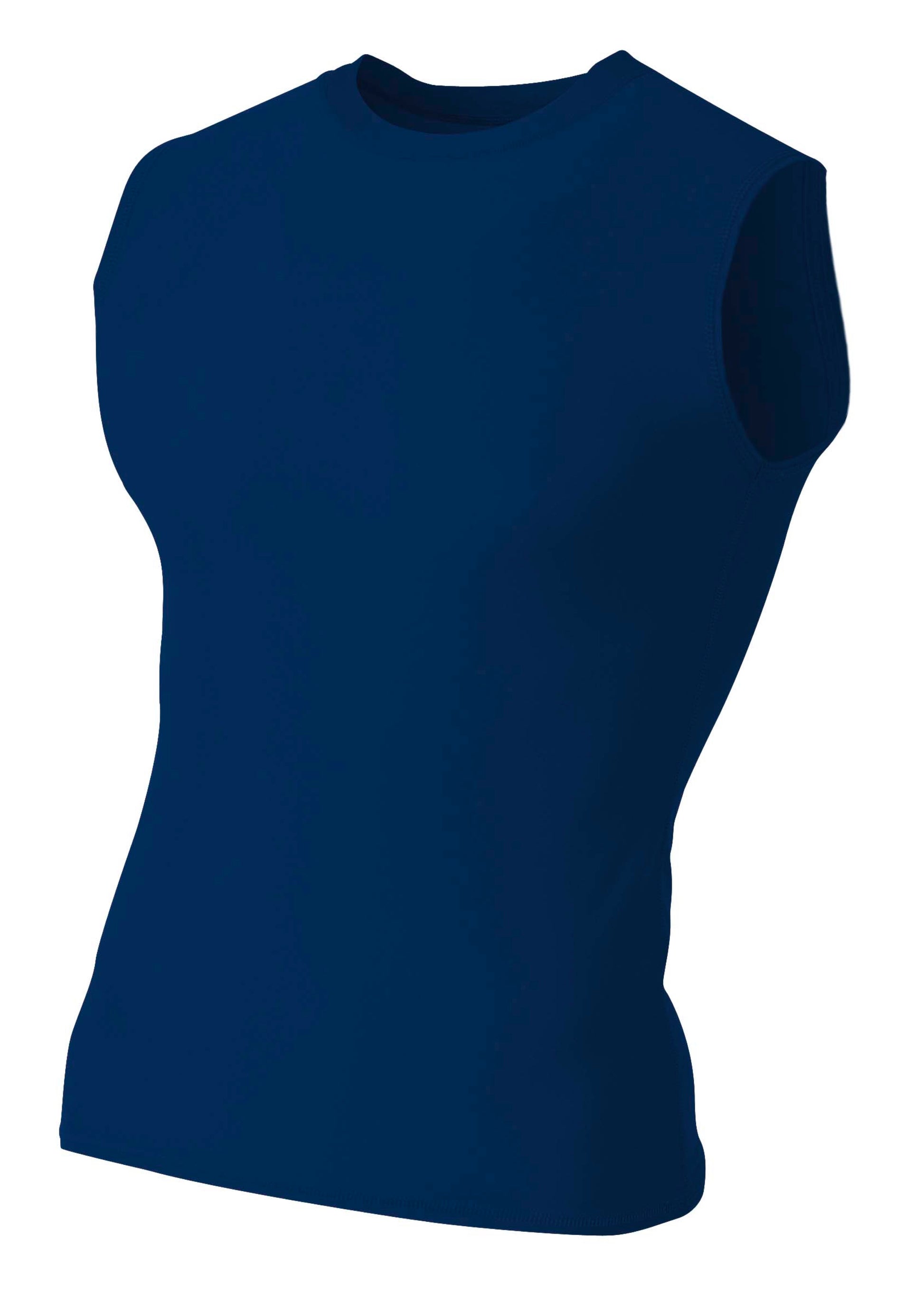 Photo of A4 COMPRESSION TOP NB2306  color  NAVY 2011