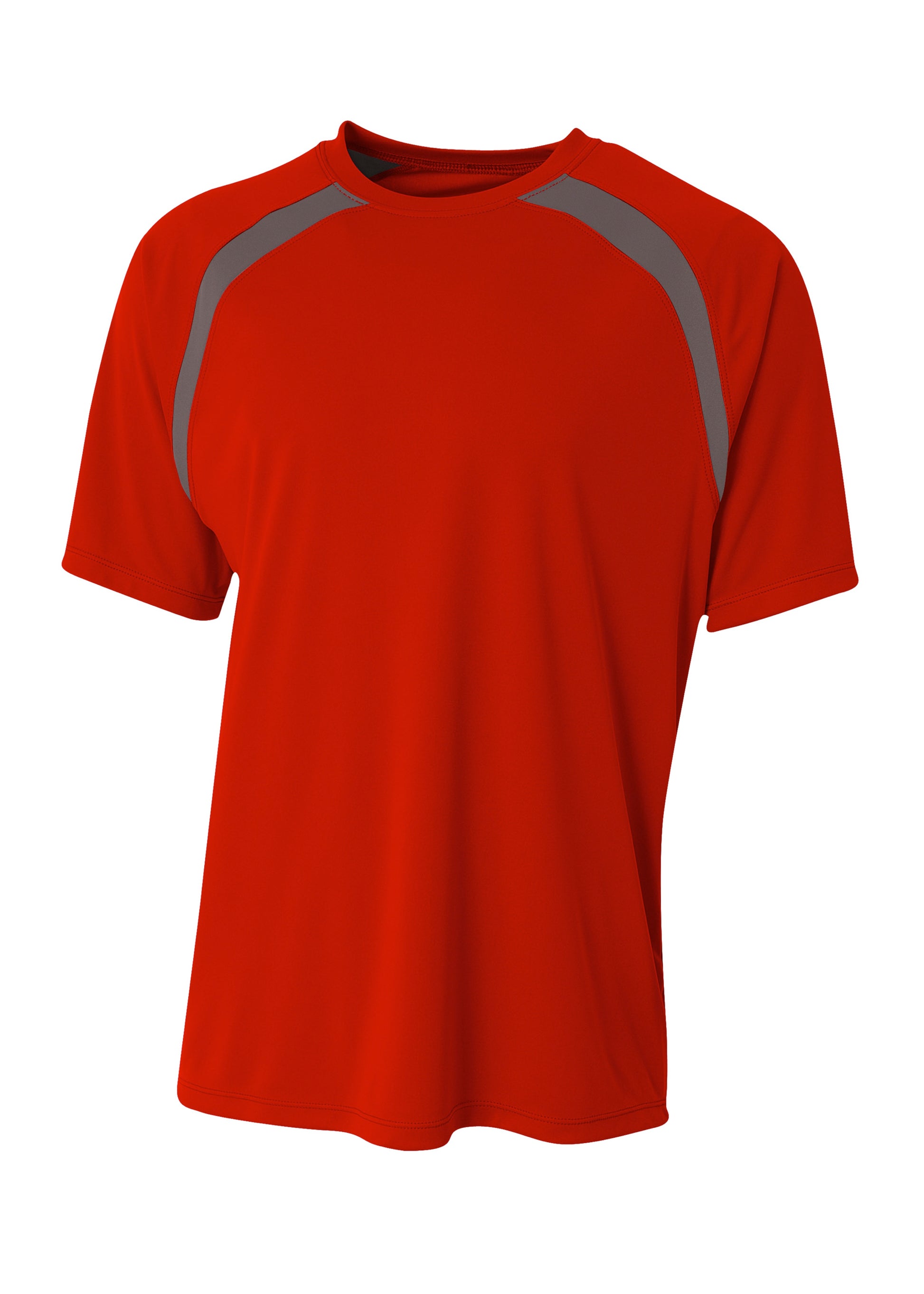 Photo of A4 SHIRTS NB3001  color  SCARLET/GRAPHITE