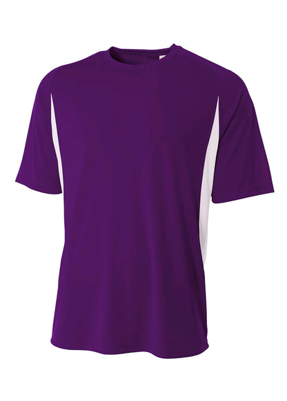 Photo of A4 SHIRTS NB3181  color  PURPLE WHITE 2011