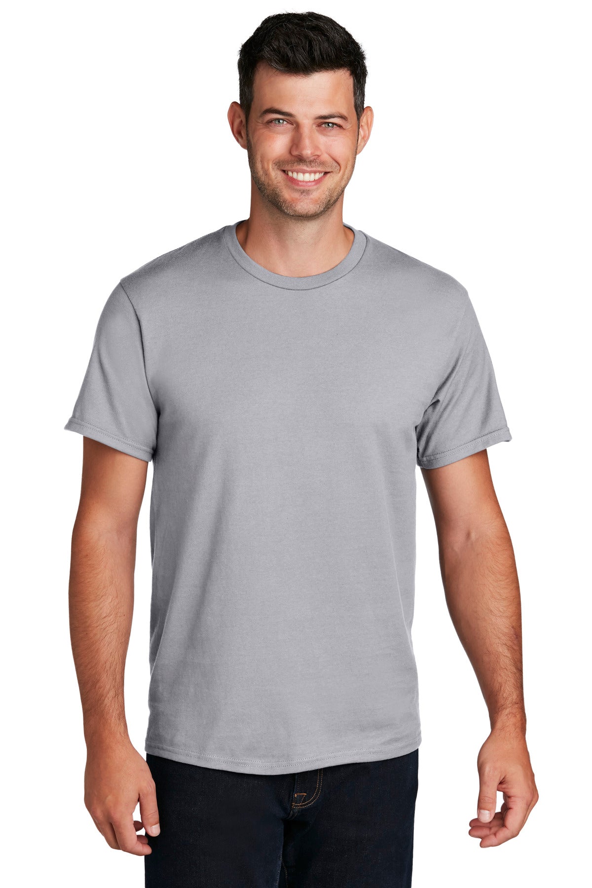 Photo of Port & Company T-Shirts PC150  color  Silver
