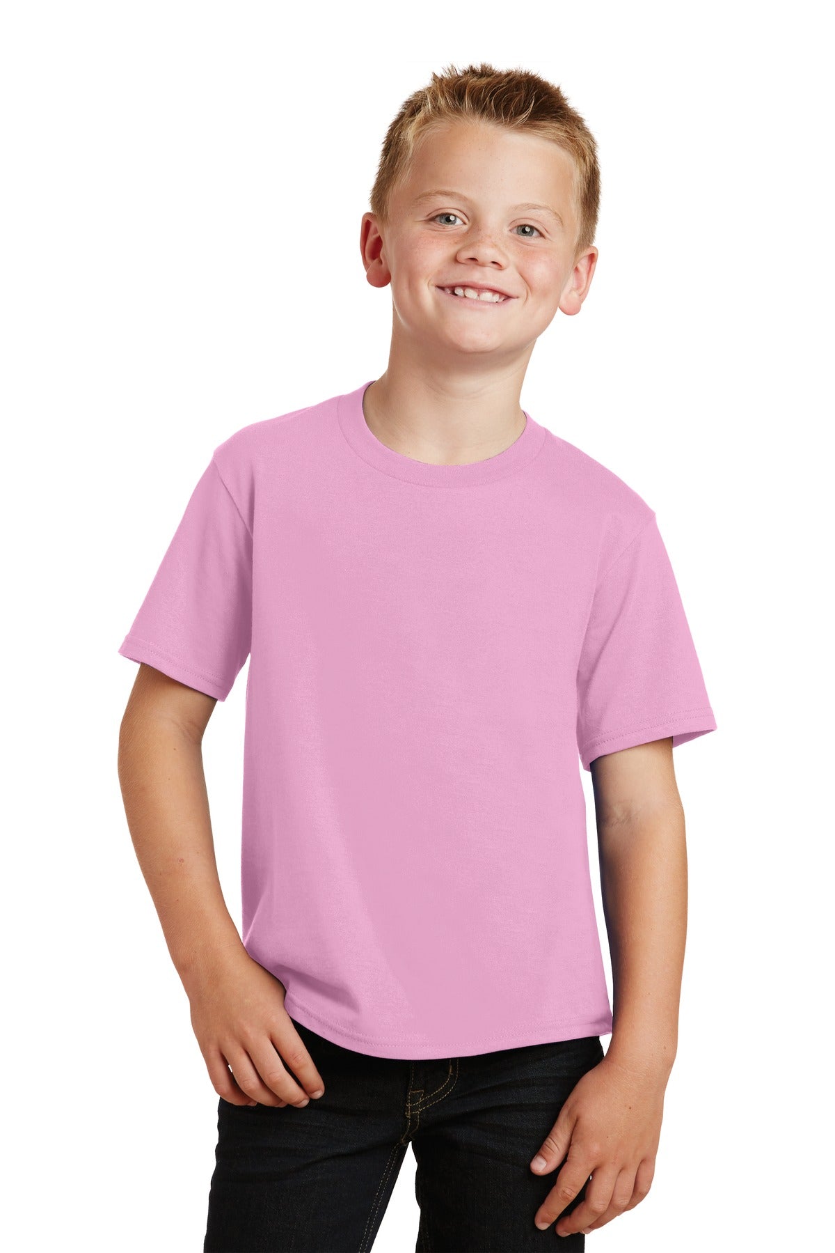 Photo of Port & Company T-Shirts PC450Y  color  Candy Pink