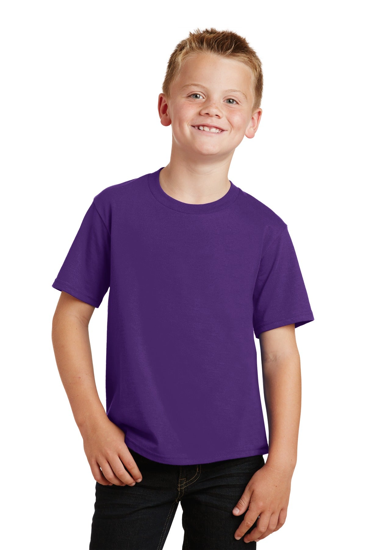 Photo of Port & Company T-Shirts PC450Y  color  Team Purple