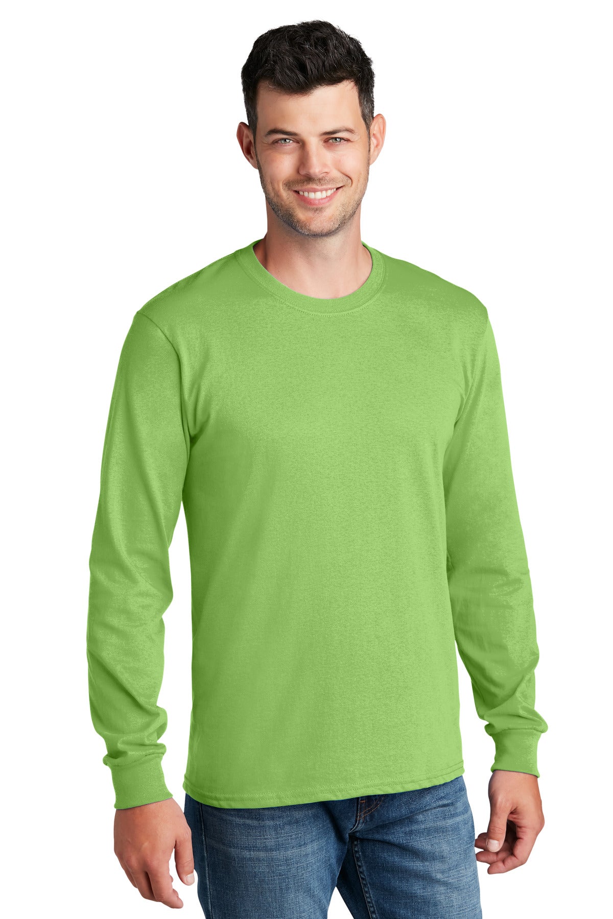 Photo of Port & Company T-Shirts PC54LS  color  Lime