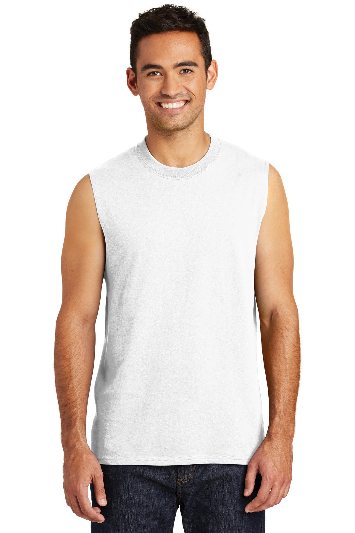 Photo of Port & Company T-Shirts PC54SL  color  White