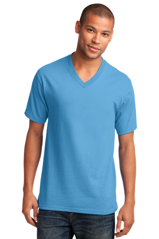Photo of Port & Company T-Shirts PC54V  color  Aquatic Blue