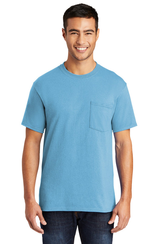 Photo of Port & Company T-Shirts PC55P  color  Aquatic Blue