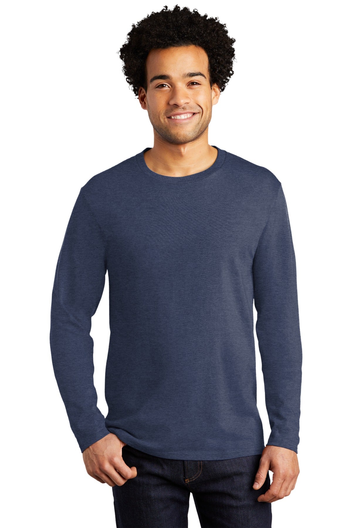 Photo of Port & Company T-Shirts PC600LS  color  Team Navy Heather