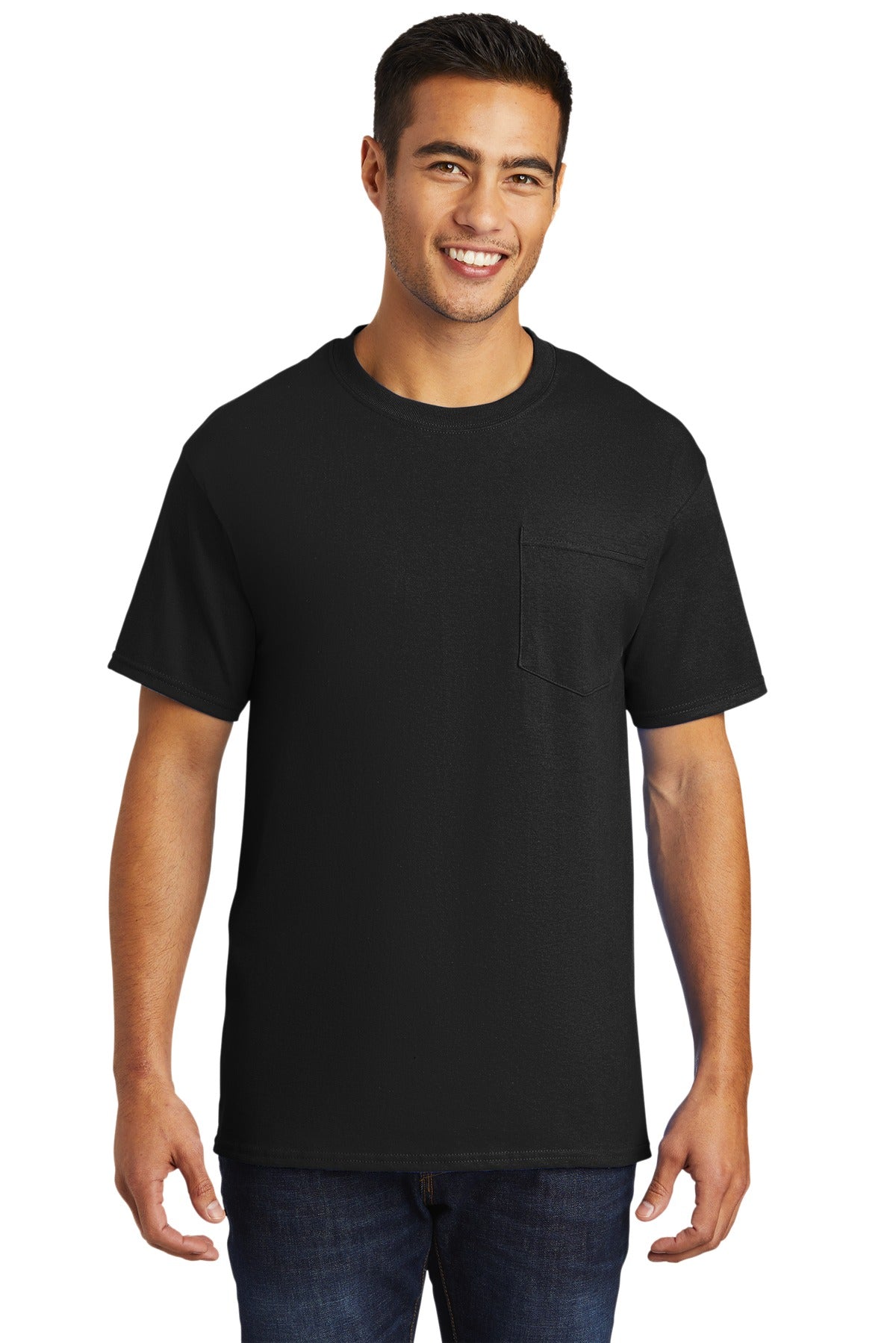 Photo of Port & Company T-Shirts PC61PT  color  Jet Black