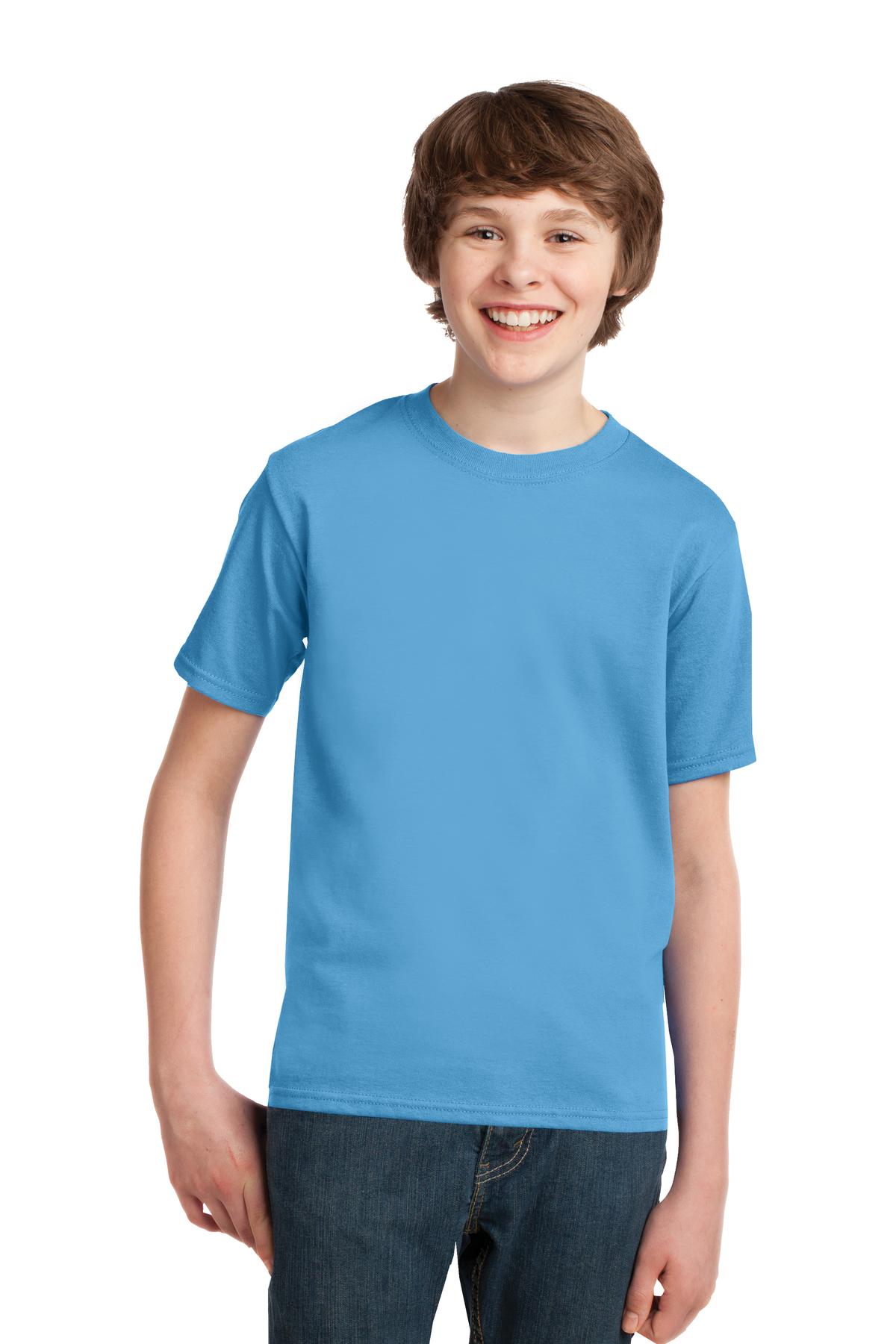 Photo of Port & Company T-Shirts PC61Y  color  Aquatic Blue