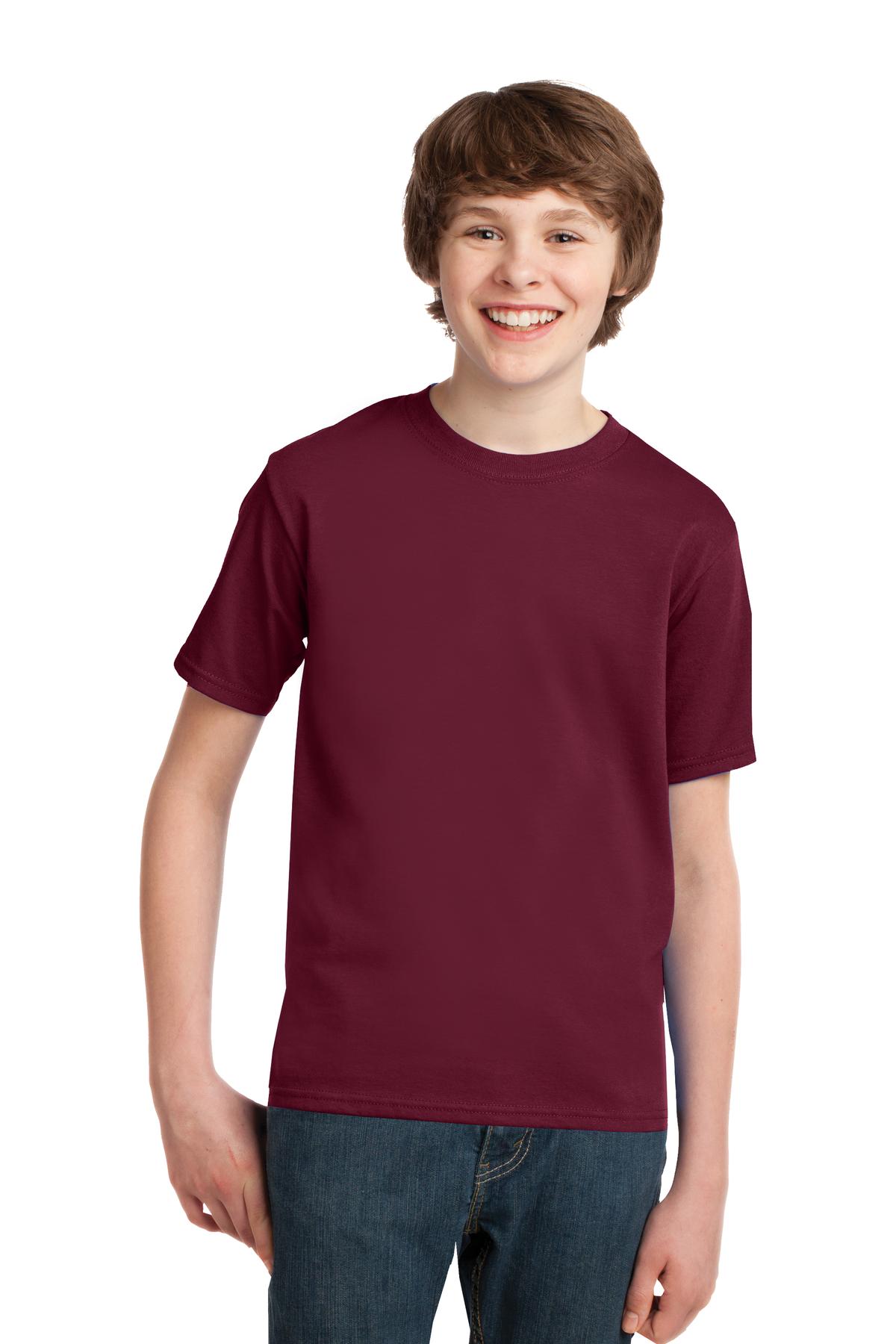 Photo of Port & Company T-Shirts PC61Y  color  Cardinal