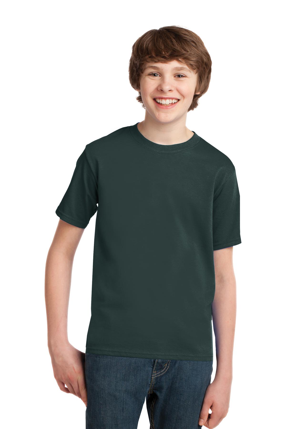 Photo of Port & Company T-Shirts PC61Y  color  Dark Green