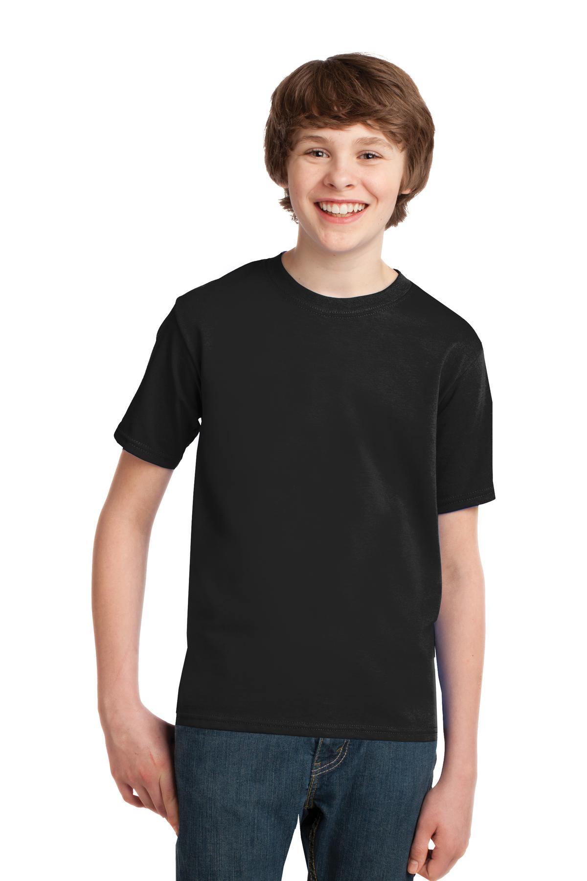 Photo of Port & Company T-Shirts PC61Y  color  Jet Black