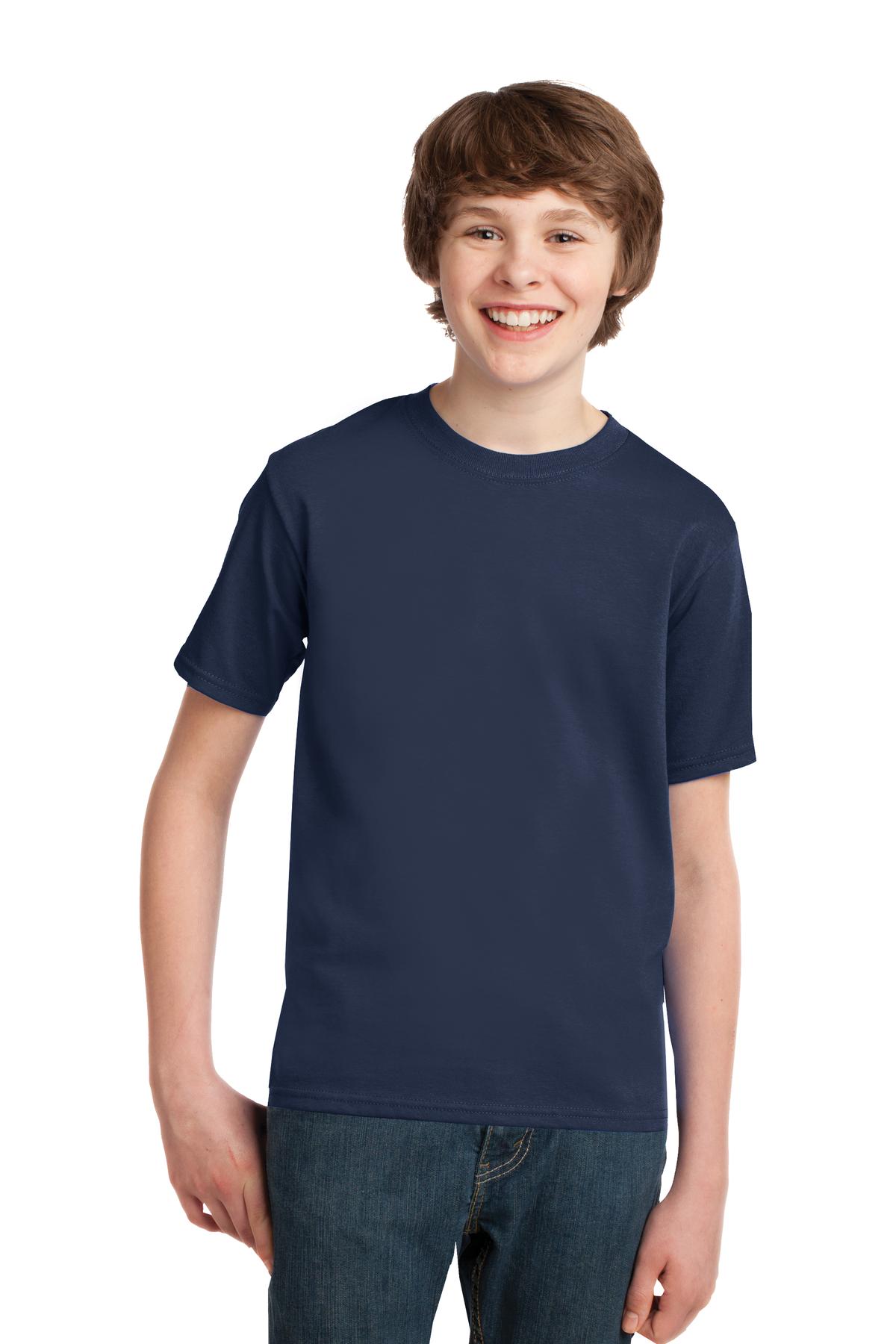 Photo of Port & Company T-Shirts PC61Y  color  Navy