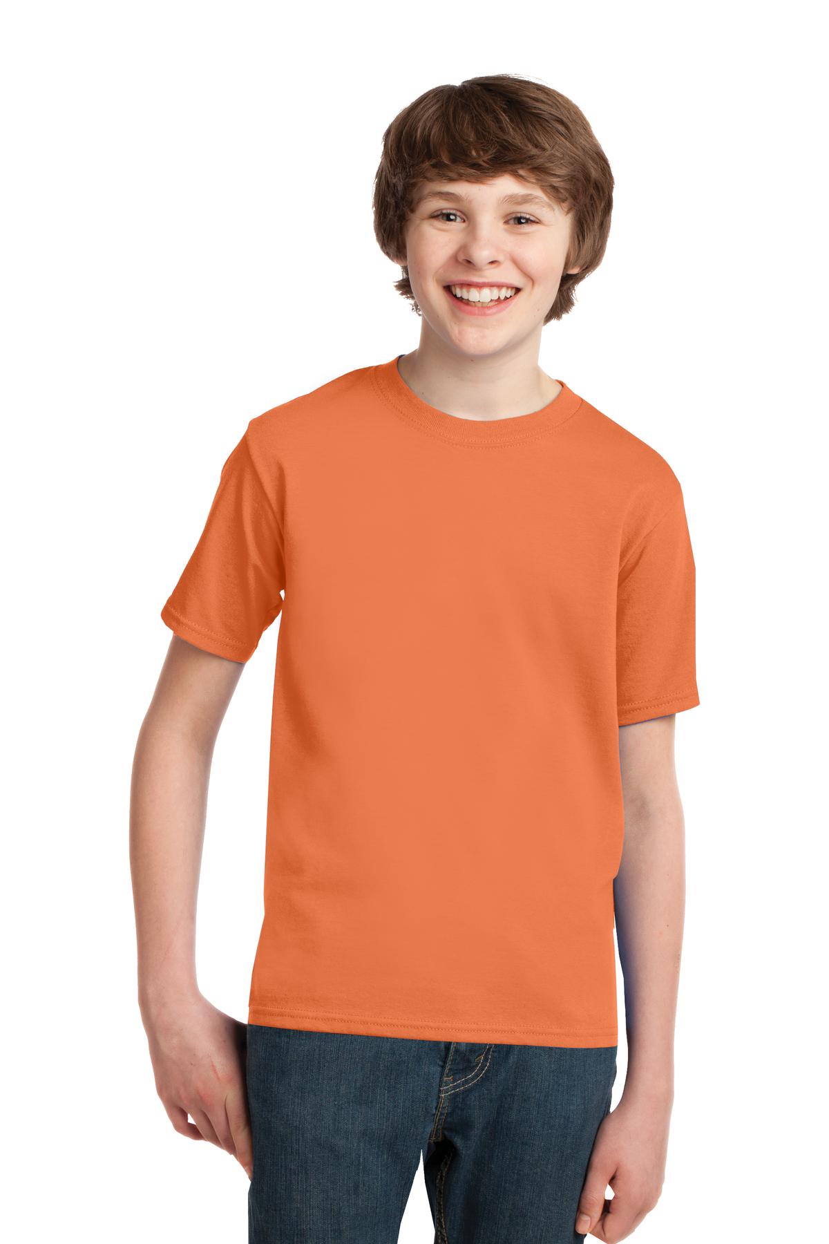 Photo of Port & Company T-Shirts PC61Y  color  Orange Sherbet