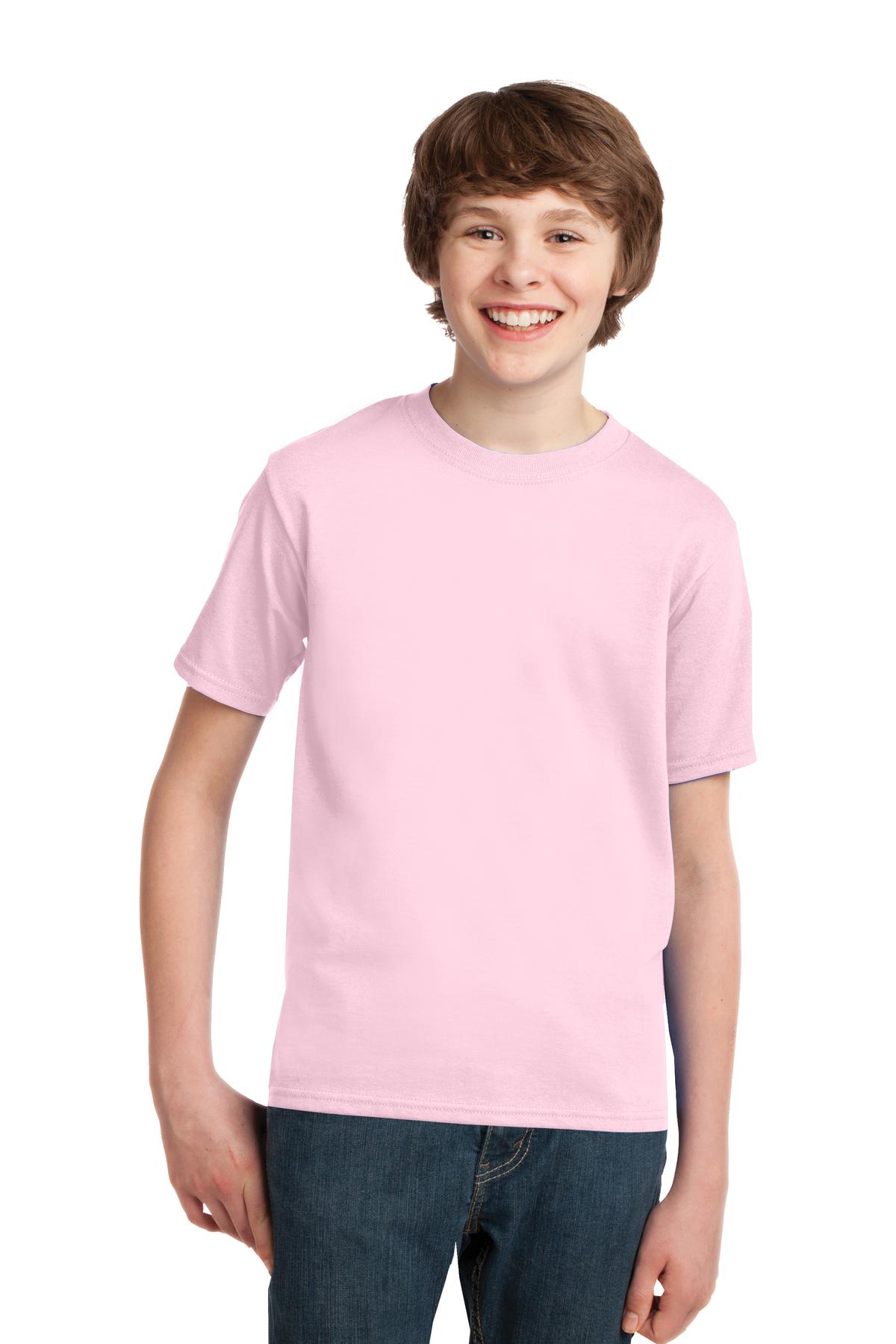 Photo of Port & Company T-Shirts PC61Y  color  Pale Pink