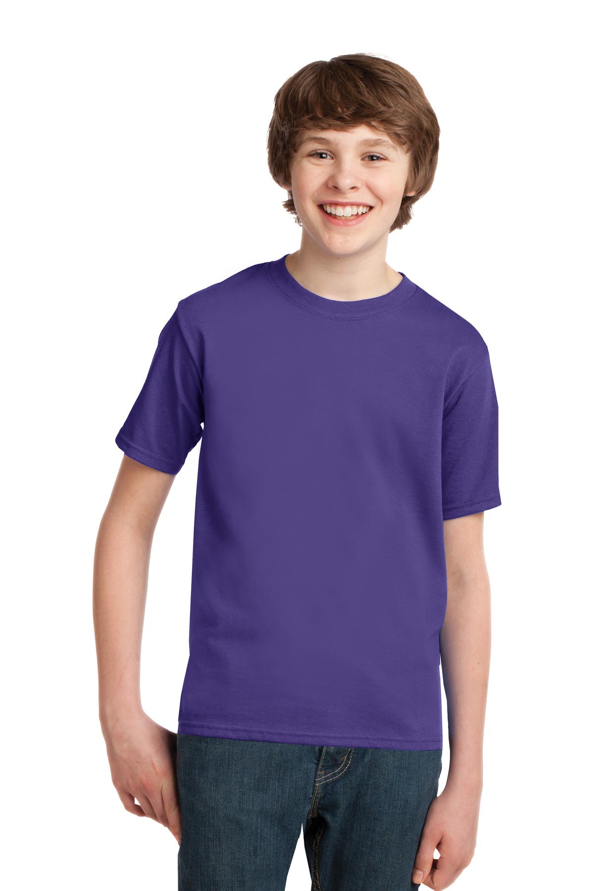 Photo of Port & Company T-Shirts PC61Y  color  Purple