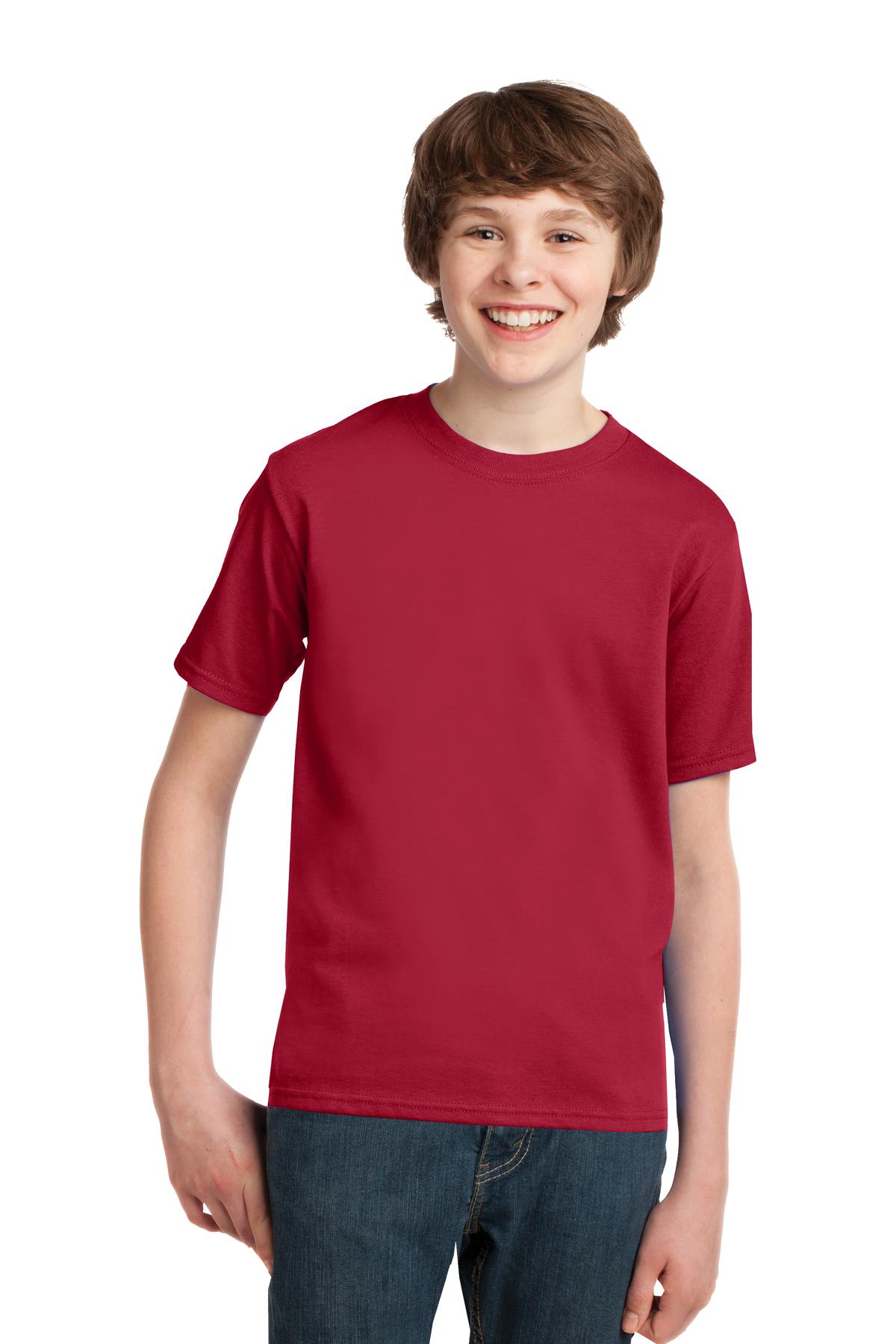 Photo of Port & Company T-Shirts PC61Y  color  Red
