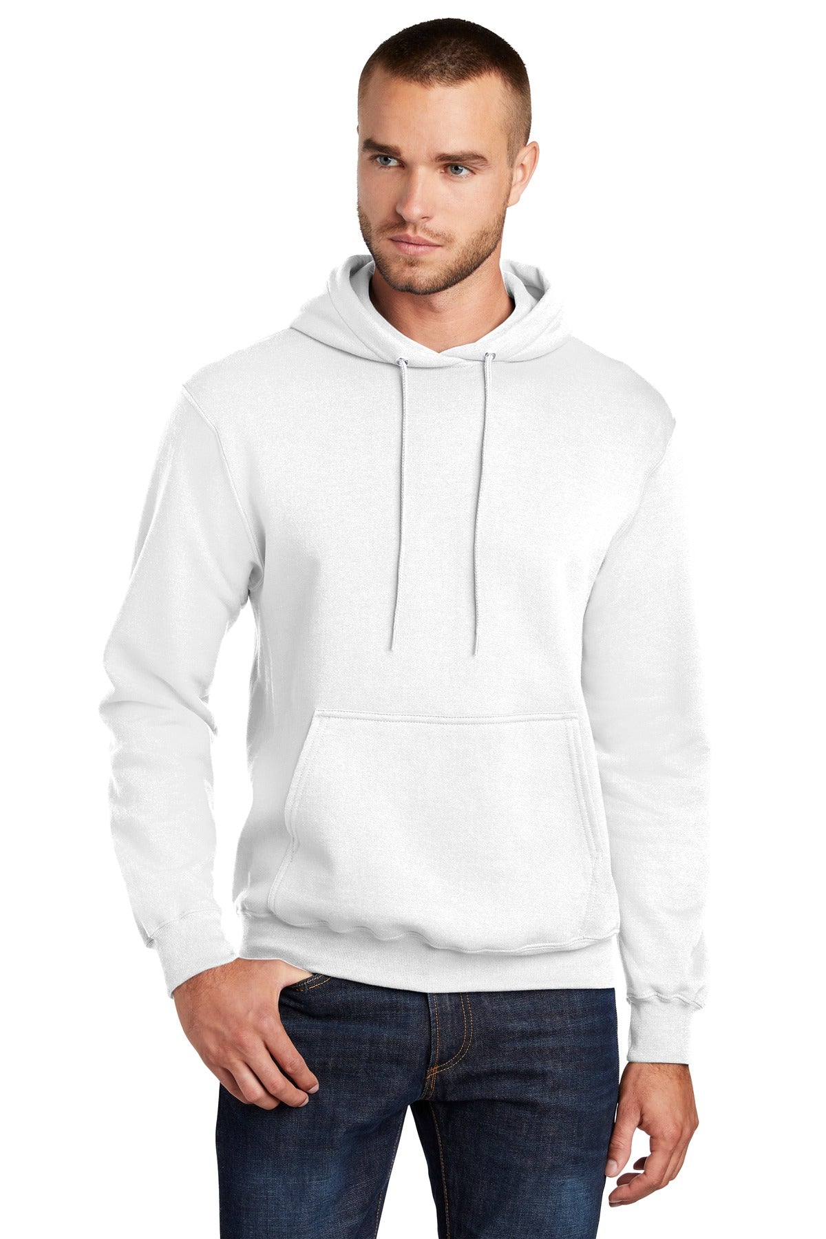 Photo of Port & Company Sweatshirts/Fleece PC78HT  color  White