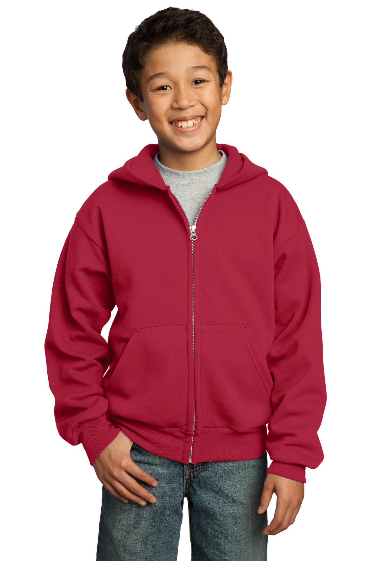 Photo of Port & Company Sweatshirts/Fleece PC90YZH  color  Red