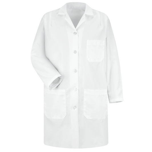 Women's Red Kap Lab Coat with Buttons