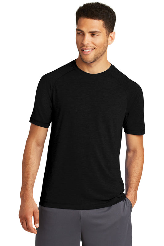 Photo of Sport-Tek T-Shirts ST400  color  Black Triad Solid