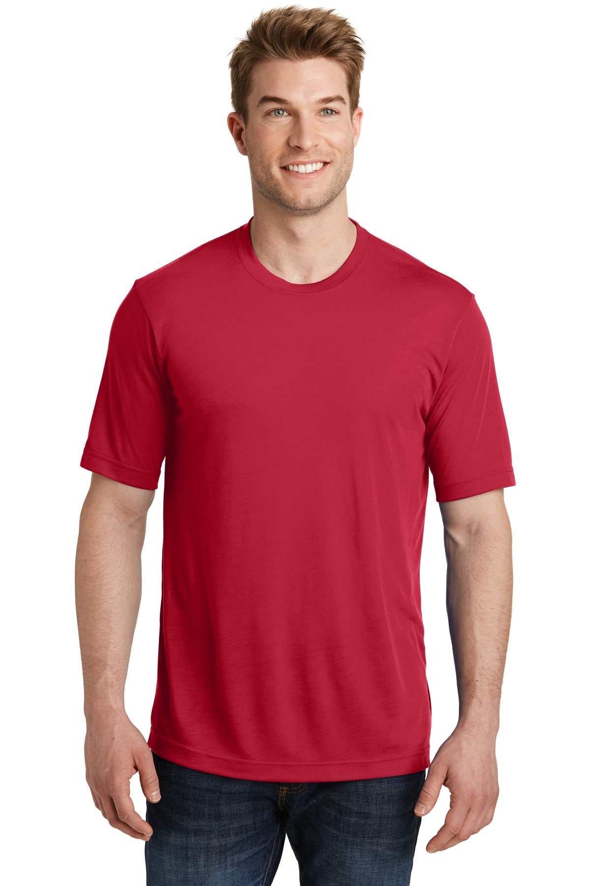 Photo of Sport-Tek T-Shirts ST450  color  Deep Red