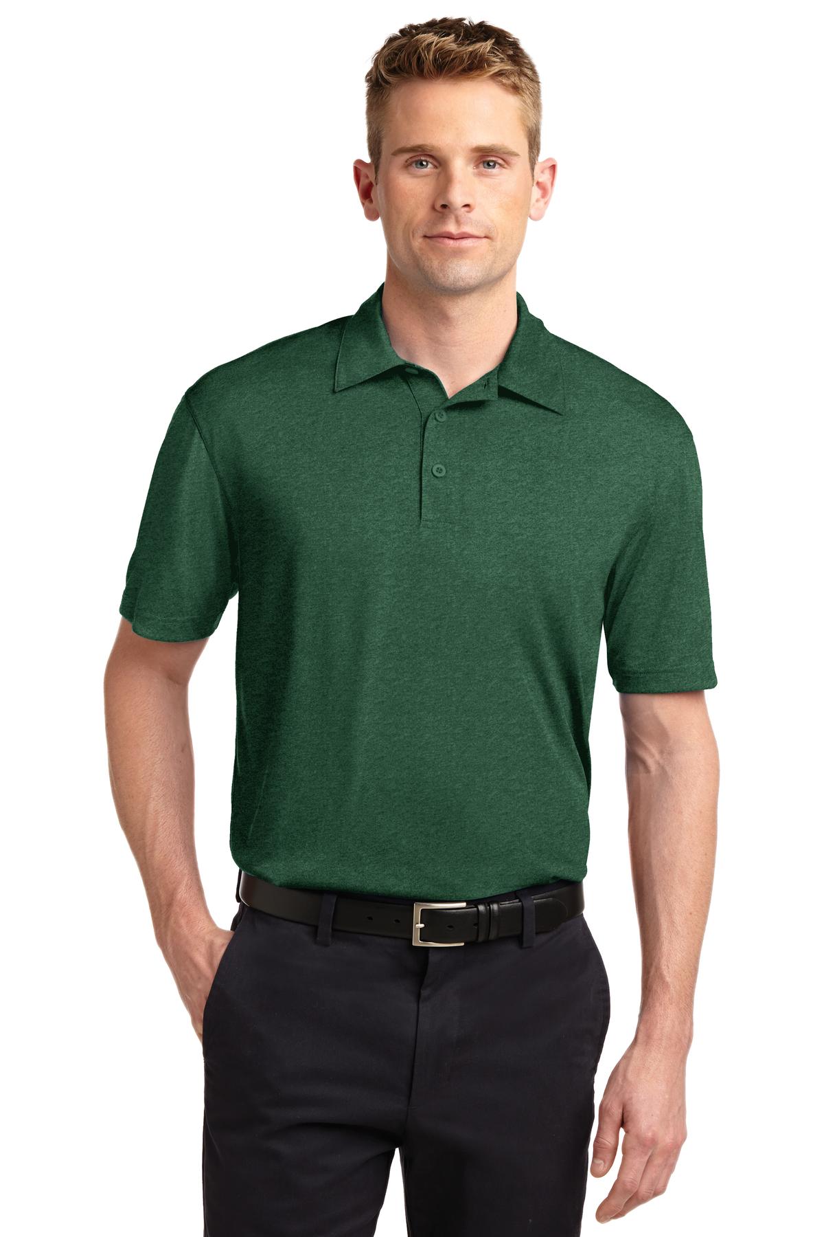 Photo of Sport-Tek Polos/Knits ST660  color  Forest Green Heather