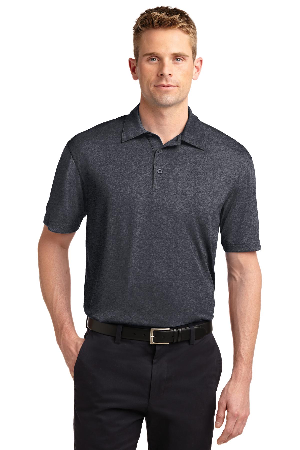 Photo of Sport-Tek Polos/Knits ST660  color  Graphite Heather