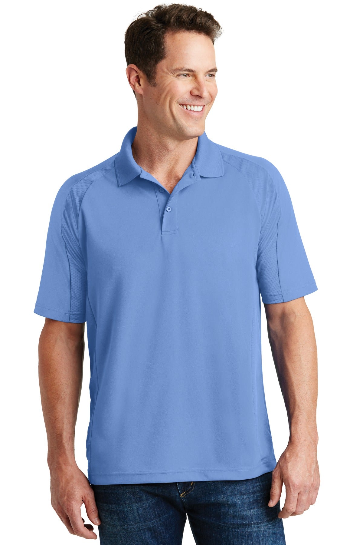 Photo of Sport-Tek Polos/Knits T474  color  Carolina Blue