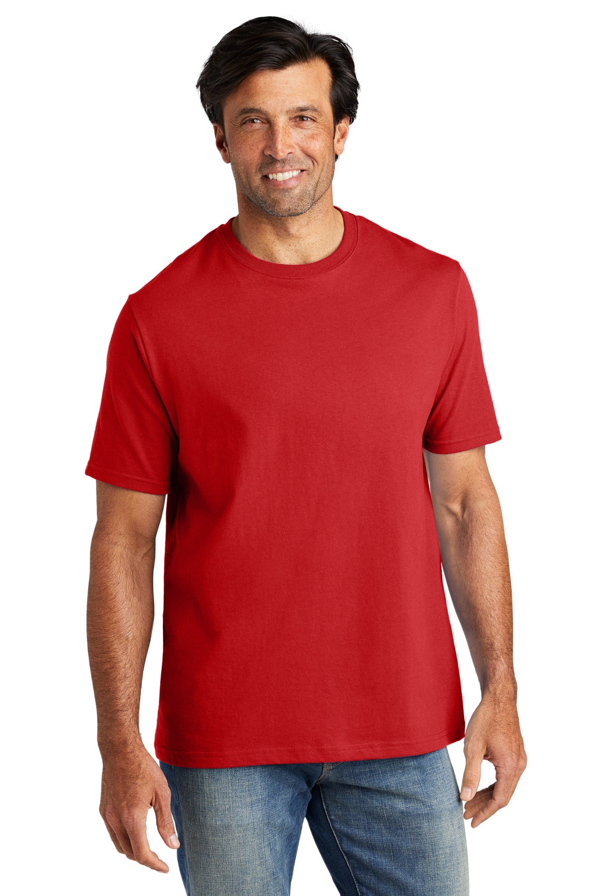 Photo of Volunteer Knitwear T-Shirts VL100  color  Flag Red