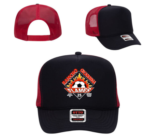 Flames Caps - Trucker or Pro Snapback